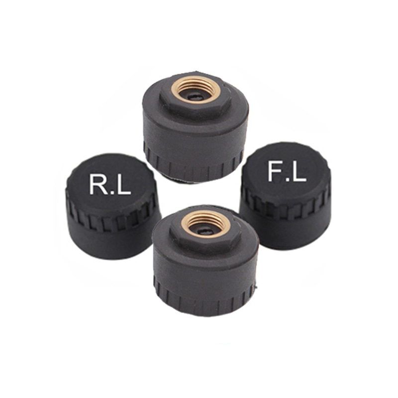 Däcktrycksövervakningssystem tpms sensorsolar bilsäkerhet smart däckkontroll trådlös 4 hjul extern