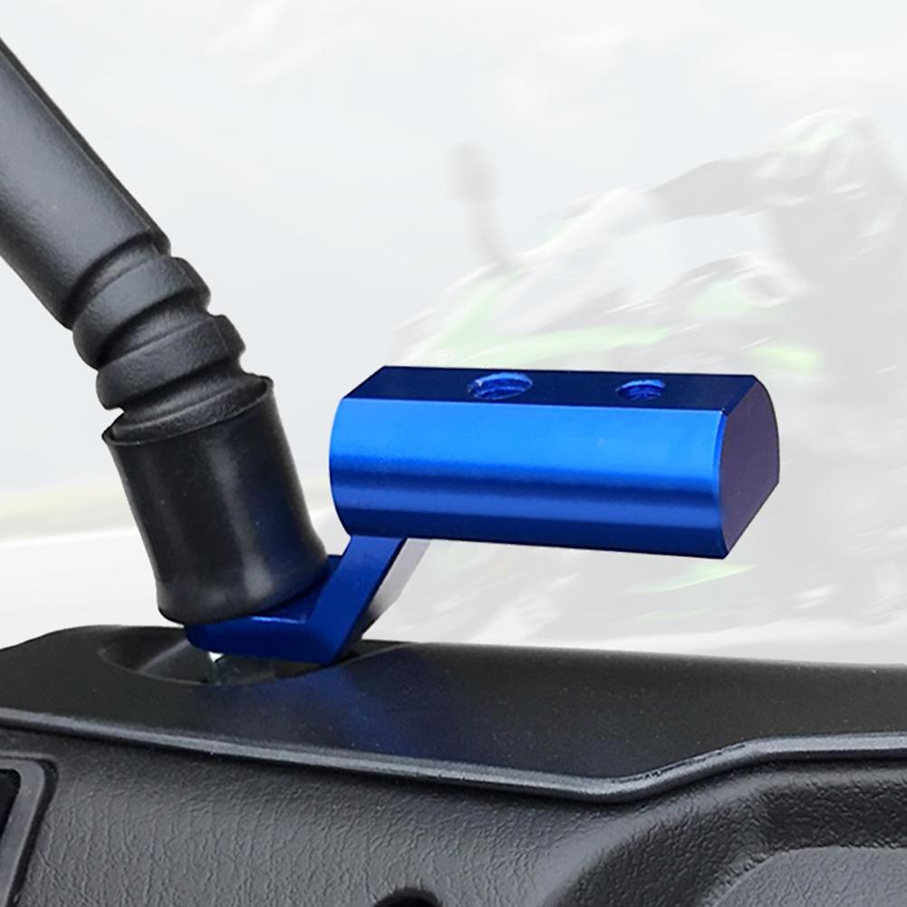 Extensor Universal de espejo retrovisor de motocicleta, soporte adaptador de extensión de espejo retrovisor de aleación de aluminio