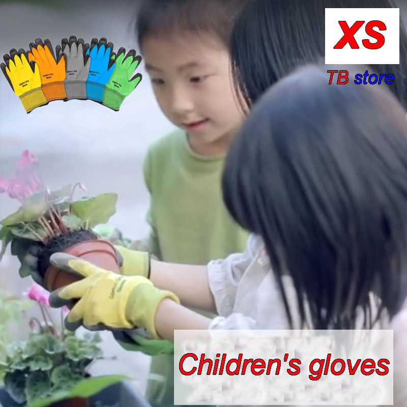 Guantes de seguridad para niños, resistentes al desgaste, prevención de arañazos, talla estándar XS