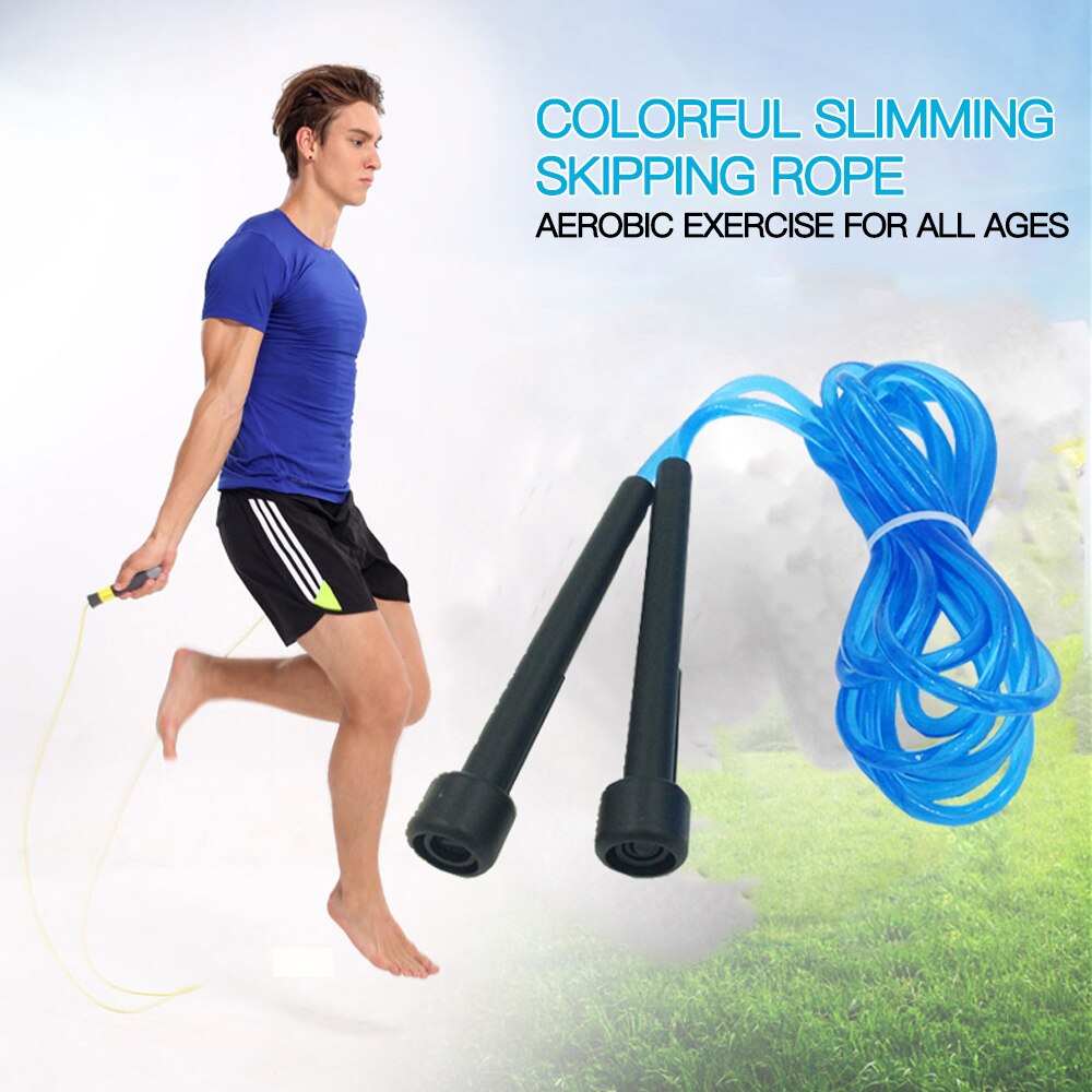 Draagbare pvc springtouw boks snelheid cardio gym delicate workout fitness verstelbare springtouw