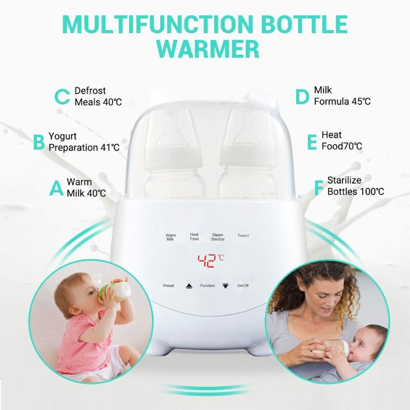 Smart Multi-function PP Milk Bottle Warmer Sterilizer Heater Automatic Intelligent Thermostat Baby Bottle Warmers