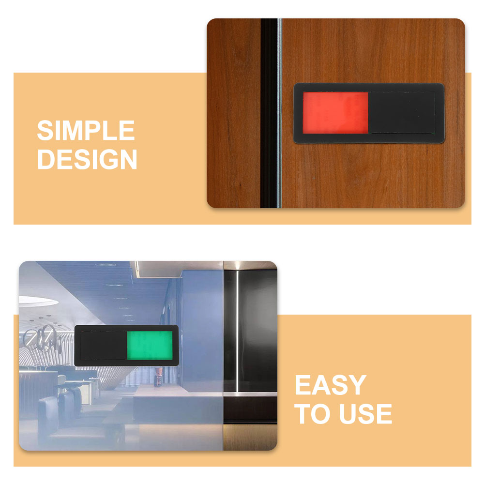 2pcs Toilet Not Disturb Sign Restroom Privacy Sign Restroom Vacant Occupied Signboard Sign Door Privacy Open Signs Business Room
