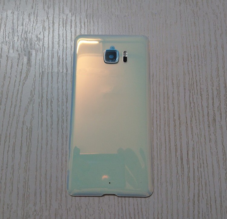 UUltra contraportada para HTC U Ultra 5,7 pulgadas carcasa Original de cristal de reparación de puerta trasera caja de batería de repuesto: Blanco