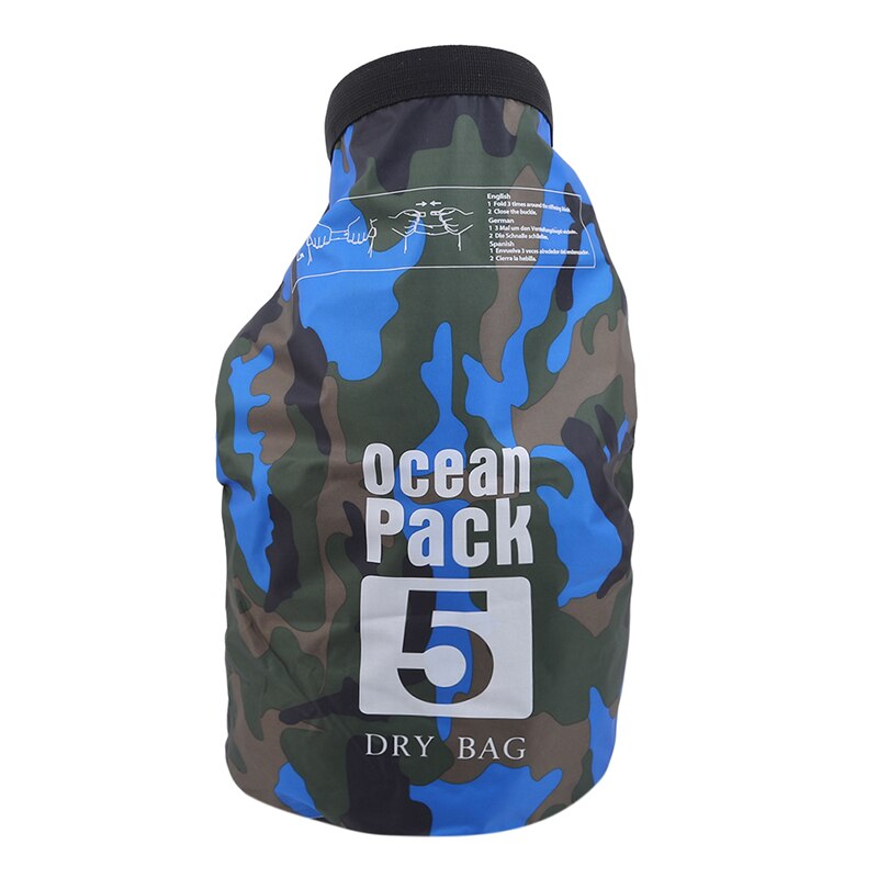 Sac étanche Camouflage Pour Kayak Et Outdoor – Léger, Polyester, IPX3 | Pour Rafting, Randonnée, Pêche, Natation