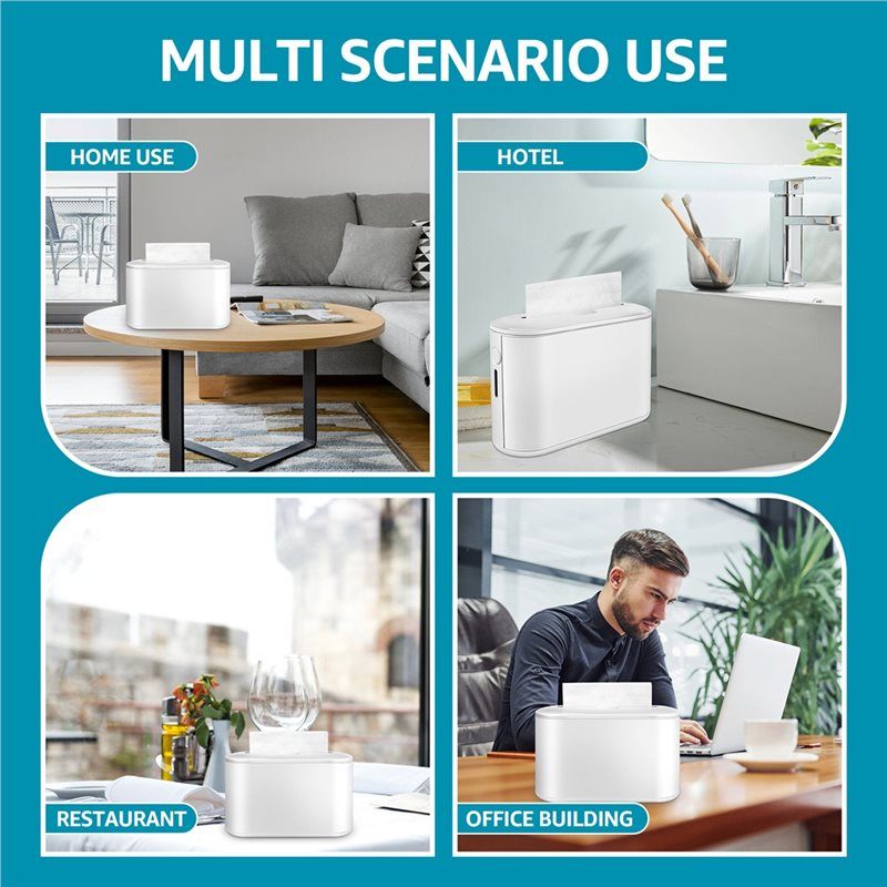 -Dispensador de toallas de papel de noviembre, dispensador de toallas de mano plegable para encimera, soporte para toallas de papel comercial, pañuelos de papel para encimera