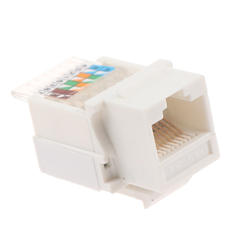 5pcs CAT5E UTP Network Module Tool-free RJ45 Connector Cable Adapter For AMP