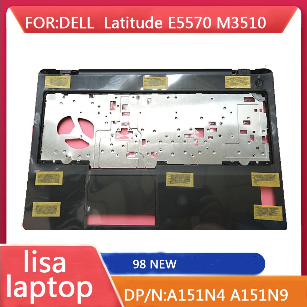 Laptop Palmrest Upper Lower Cover Case Keyboard Case For DELL Latitude E5570 M3510 A151N4 A151N9 Bottom Base Cover Body 07PVX3: ig fingerprint