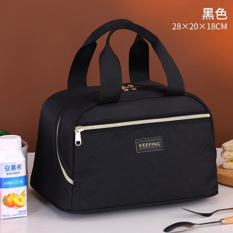 Large Lunch Bag Women Waterproof Concise Convenient Fresh Cooler Bags Thermal Breakfast Food Box Portable Picnic Travel