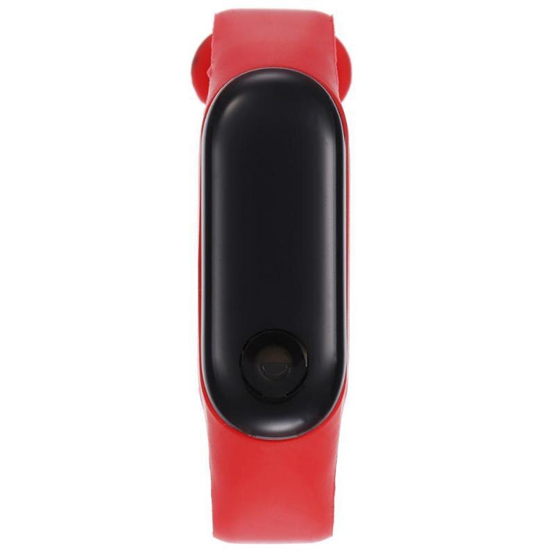 Miqiao sportsur til børn børn led digitalt ur ultralet silikonerem teen dreng pige armbåndsur unisex  w184: Rød