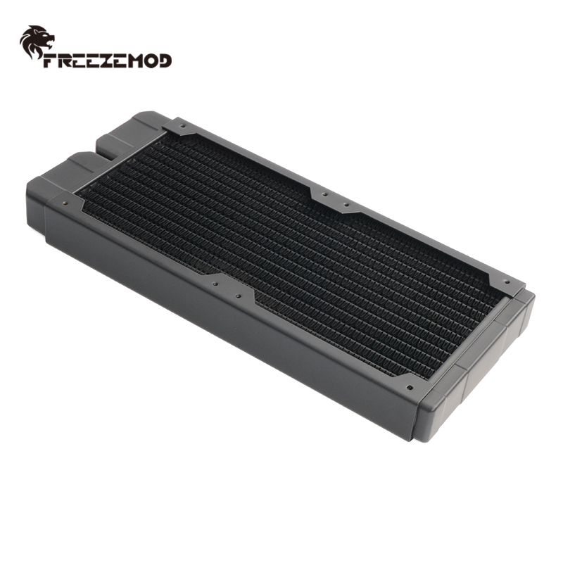 Refroidissement par eau PC fin, EZEMOD G1/4, 29mm, optique, religions du cuivre 120/240/360/480mm, support de refroidisseur, 120mm, refroidissement par ventilateur: green