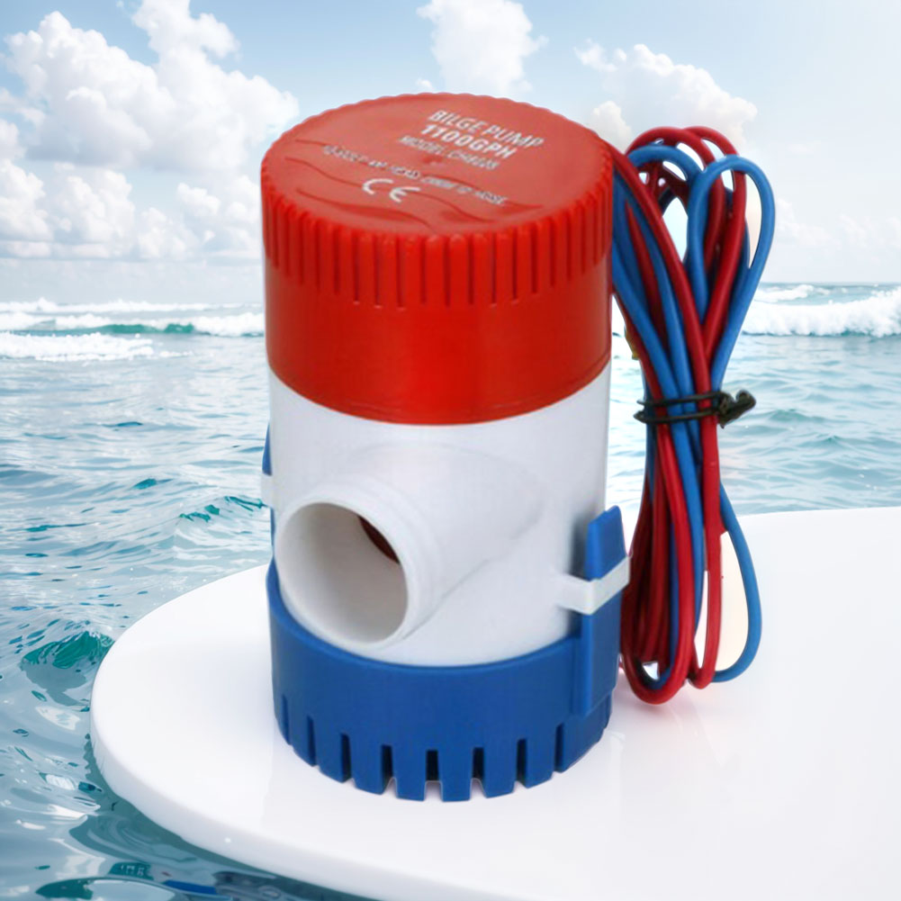 1100gph Tauch-Bilgen pumpe 12V Tauch-Bilgen wasserpumpe geräuscharme Mini-Elektro-Wasserpumpe für Wasser flugzeug motor Hausboot
