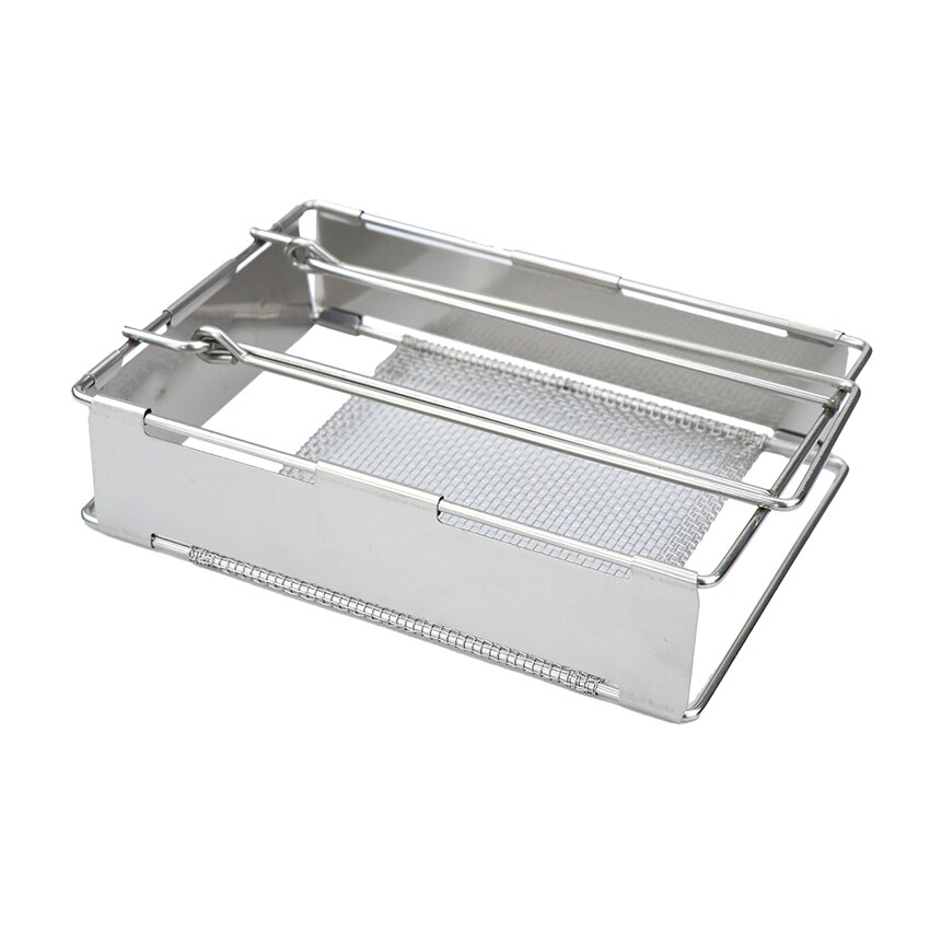 Rvs Bbq Grills Rack Vouwen Grill Houder Barbecue Toast Brood Vlees Plank Voor Outdoor Camping Bbq Gereedschap Levert