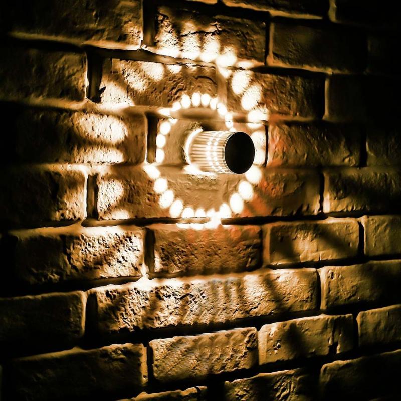 Rgb spiral skrog ledet vegg lyseffekt vegglampe med fjernkontroll fargerik til fest bar diskotek lobbyen ktv hjem dekorasjon