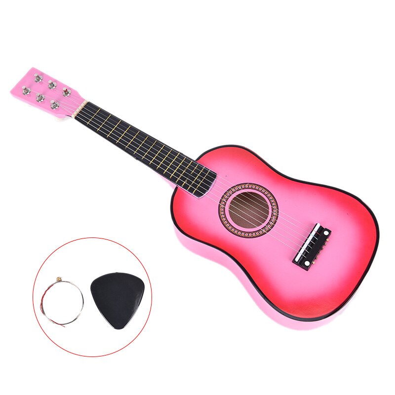 Kleurrijke akoestische ukelele gitaar muziekinstrument voor kinderen en muziekbeginners