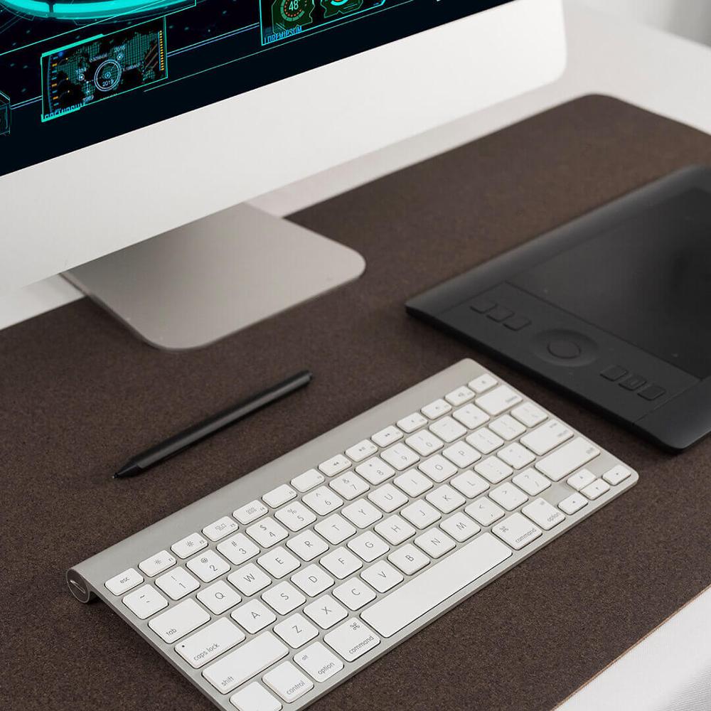 XIAOMI Mijia Grote grote dikke muismat Computer waterdichte bureau pad laptop Eiken materiaal olie weerstand Muismat kantoor Gaming