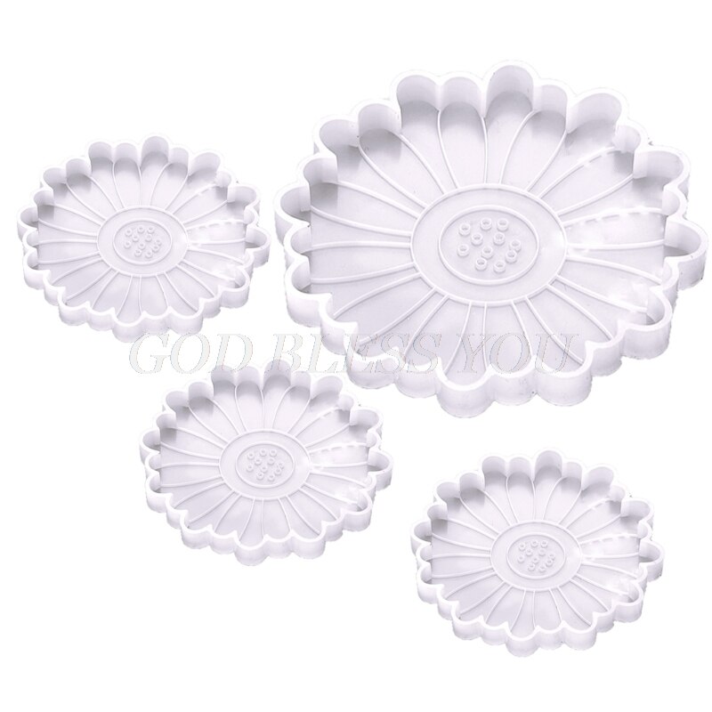 Daisy Flower Coaster Epoxy Resin Mold Cup Mat Pad Silicone Mould DIY Crafts Tool 54DC: 5