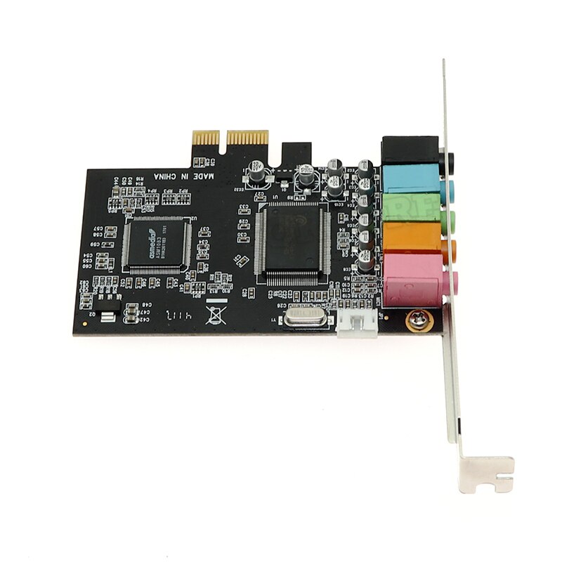 Pci Geluidskaart 5.1CH 5.1 Kanaals CMI8738 Chipset Audio Pci-e 5.1 Stereo Digitale Kaart Desktop Geluidskaart