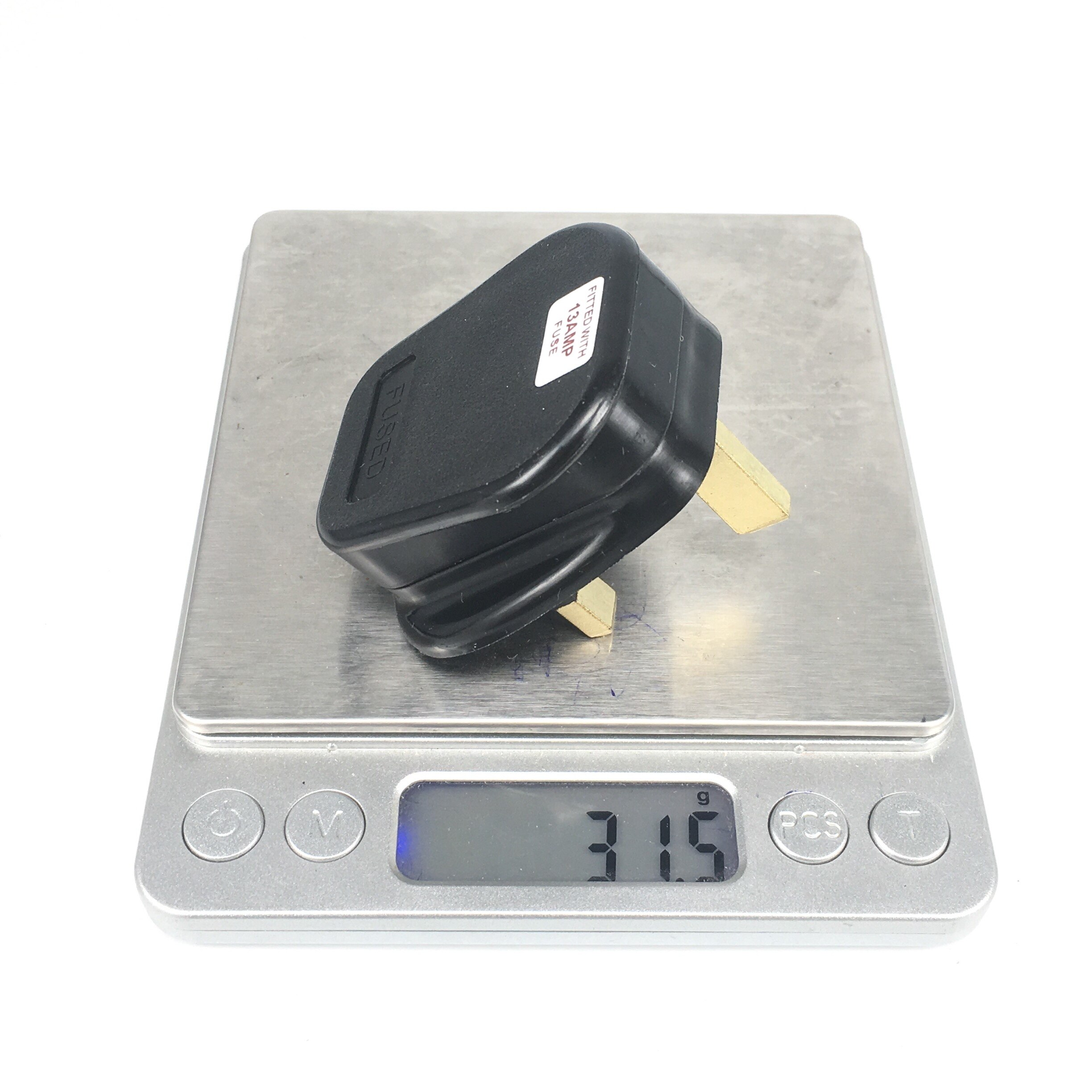 UK 3 Pins AC Electrical Power Rewireable Plug Male Wire Fused Socket Outlet Adaptor Extension Cord Cable Connector