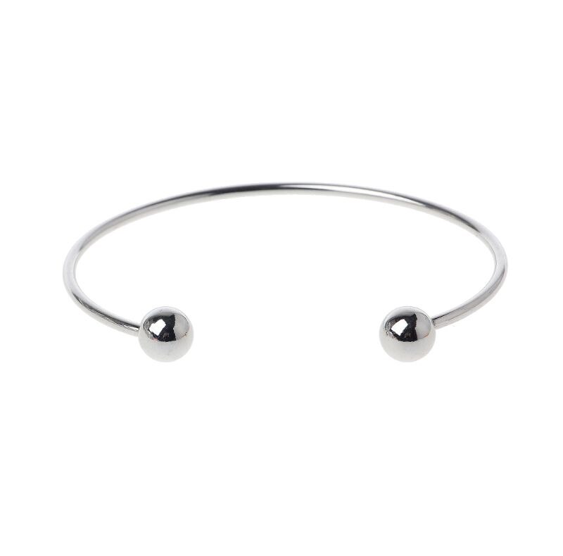 Bal Sluiting Verstelbare Draad Blank Armband Uitbreidbaar Bangle Diy Sieraden Maken