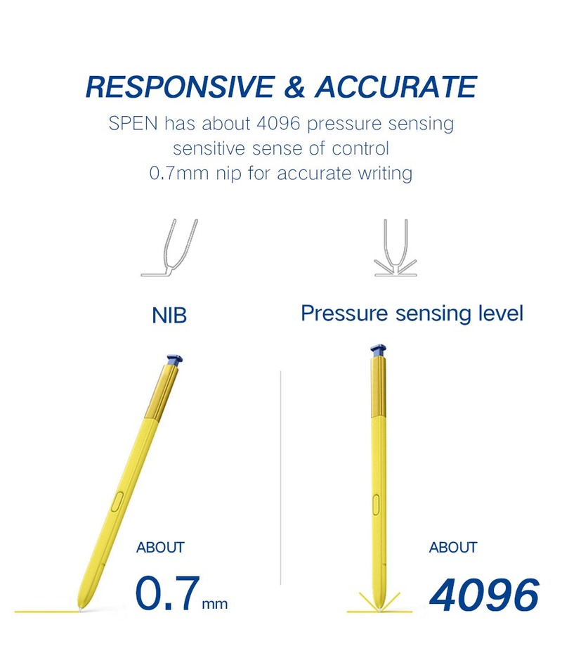 1:1 Officiële Galaxy Note 9 Touch Stylus S Pen Voor Samsung Note9 N960 N960F N960P Geen Bluetooth Functie Touch screen Potlood