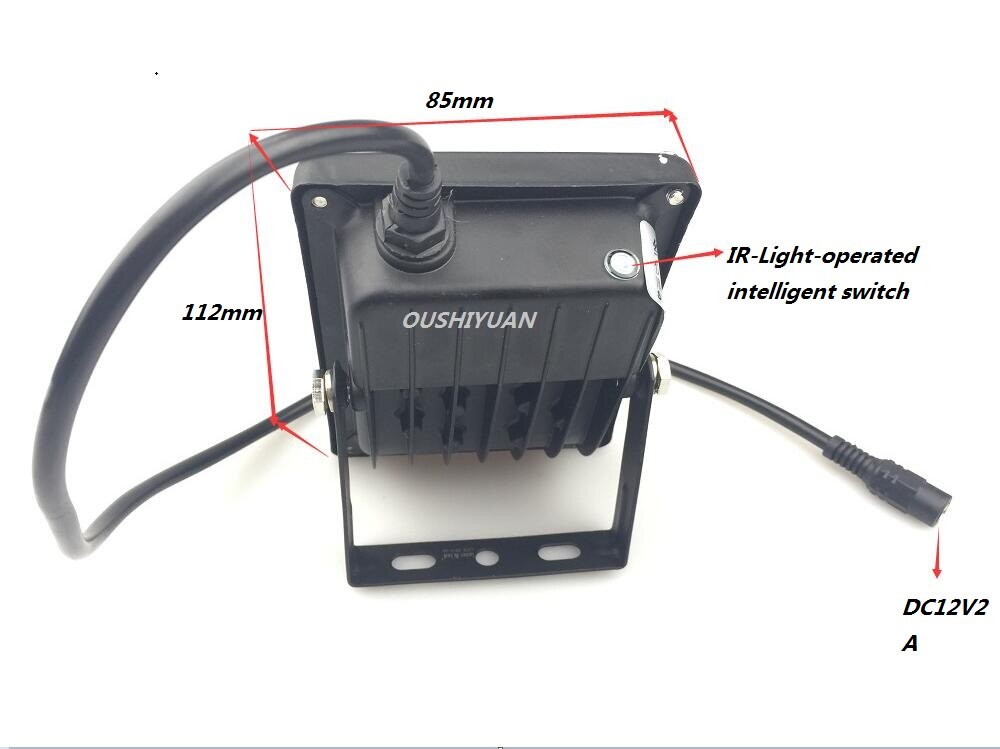 CCTV 6PCS IR LEDS Array IR illuminator infrared lamp light IP66 Waterproof Night Vision for CCTV camera
