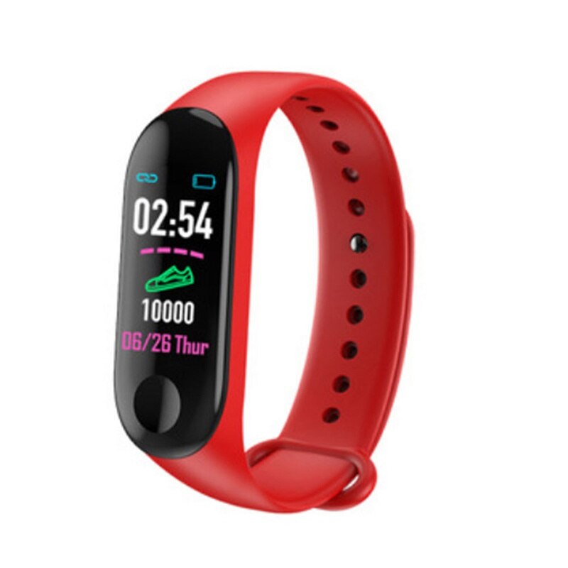 M3 inteligentny zegarek inteligentna opaska pulsometr monitor ciśnienia krwi opaska monitorująca aktywność fizyczną sport zegarek inteligentna bransoletka inteligentna opaska na rękę: R