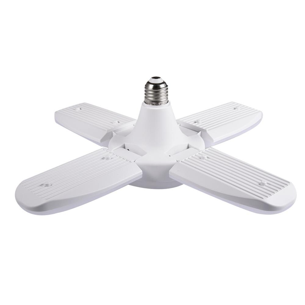 Superkirkas teollisuusvalaistus 80w e27 led tuuletin autotallin valo 6000lm 85-265v 2835 led high bay teollisuusvalaisin työpajaan: Viileä valkoinen