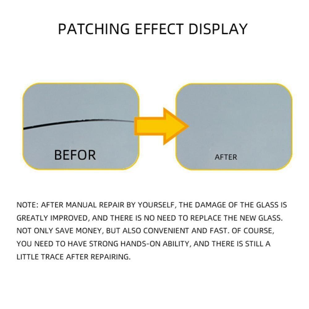 Car Windshield Repair Kit Glass Windscreen Restore Repairing Tools Set UV Light DIY Car Auto Kit Glass for Chip Crack