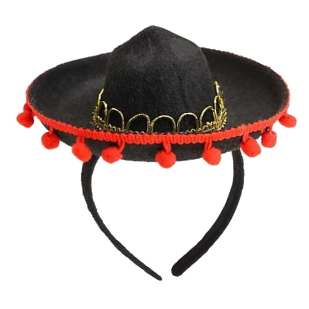 Lot De 4 Mini Chapeaux Sombrero Mexicains En Paille - Accessoires Festifs Cinco De Mayo Et Fiesta