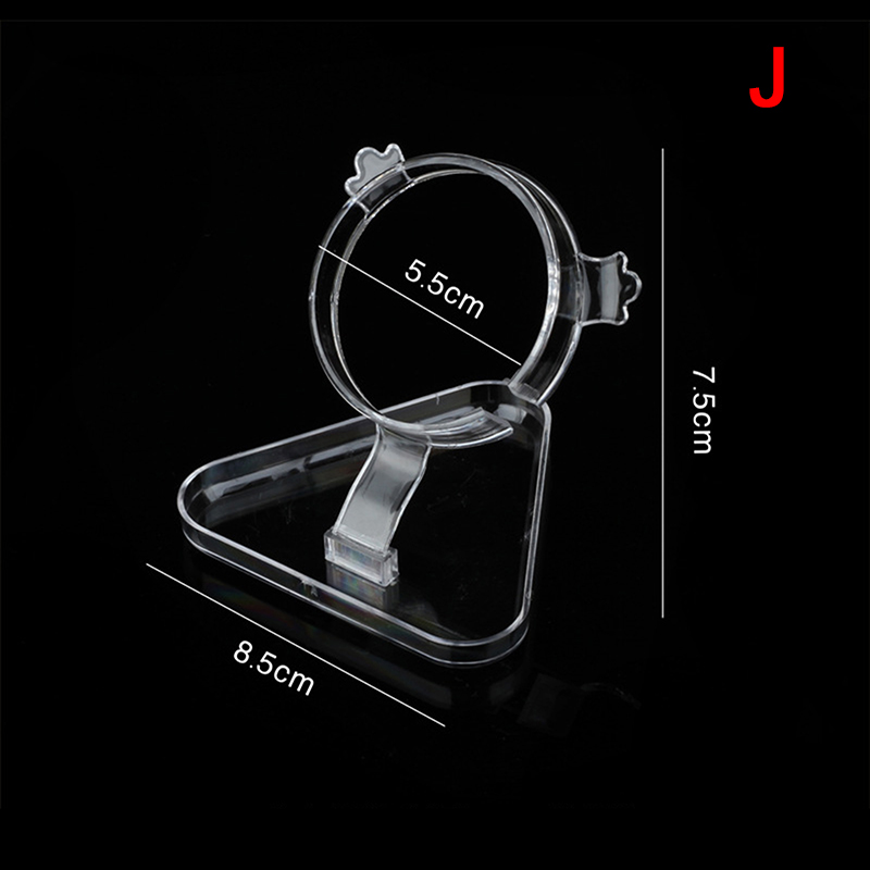 Acrylic Bracelet Jewelry Wrist Watch Display Rack Holder Show Case Stand Tool Clear Plastic Display