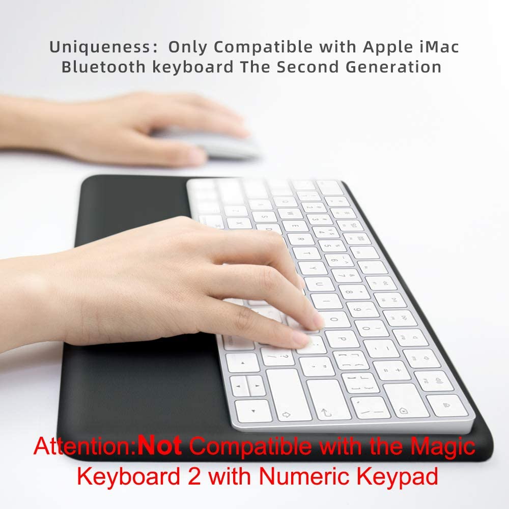 Magic Keyboard Wrist Rest Ergonomic Keyboard Stand Compatible with Wireless Magic Keyboard 2 with Numeric Keypad