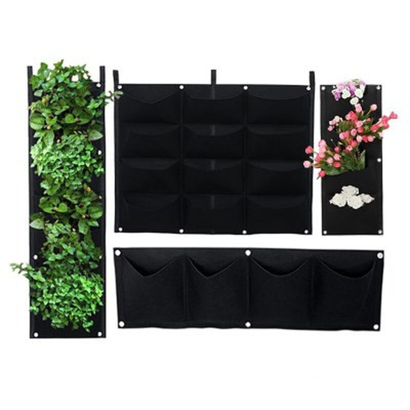 Poche pépinière Pot noir cultiver sacs planteur Vertical jardin potager vivant jardin sac semis tenture murale jardinière sac de culture