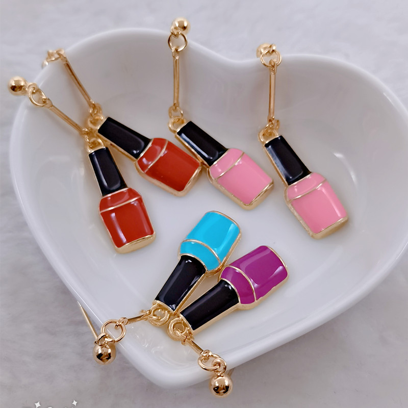 Nagel Salon kunst nagellack emaille ohrringe damen mädchen