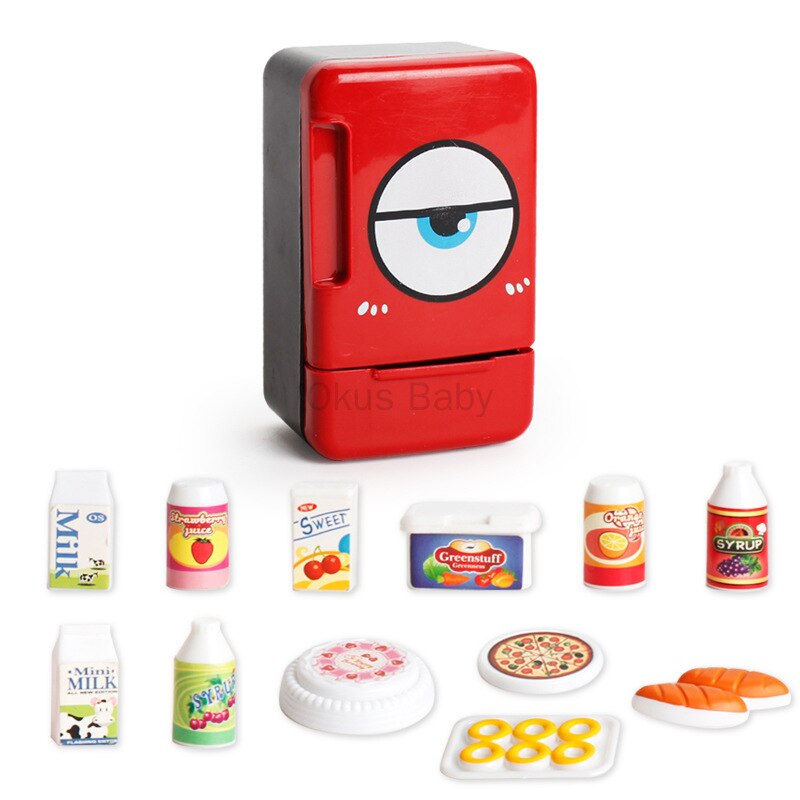 Elektrische Magnetron Apparatuur Speelgoed voor Keuken Housekeeping Rol Pretend Play Game Developmental Game Kinderen Kids Speelgoed: Refrigerators