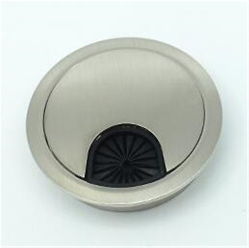 KK & FING-Cubierta de orificio para Cable de escritorio, Base de 50-80MM, ojal para mesa de escritorio de ordenador, puerto de Cable, cubierta de orificio para Cable, herrajes para muebles, 1 ud.: Bronce / 53 mm