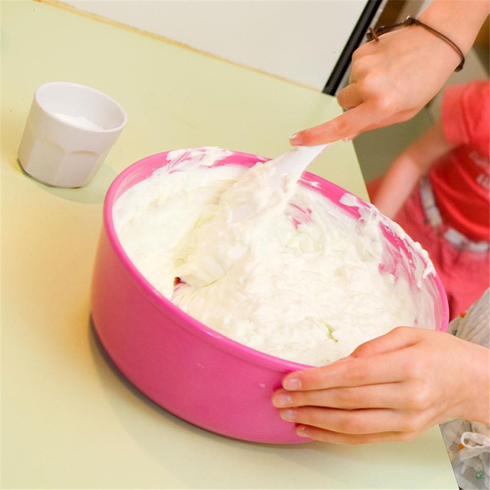 Silicone Cream Cake Spatula Mixing Batter Baking Scraper Brush Butter Mixer Cake Brushes Kitchenware Cake Tools