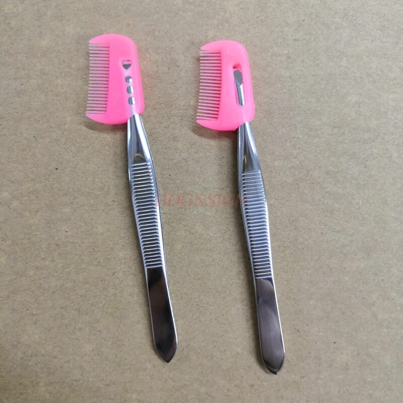 2pcs Stainless Steel Eyebrow Folder Tweezer Beauty Tools For Girl Female small tweezer Eyebrows Tweezers Makeup Clip
