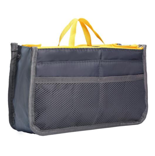 Multifunktionelle rejselommer håndtaske opbevaringspose, fadish rejsearrangør makeup taske svømmetasker godt sælge: Grå