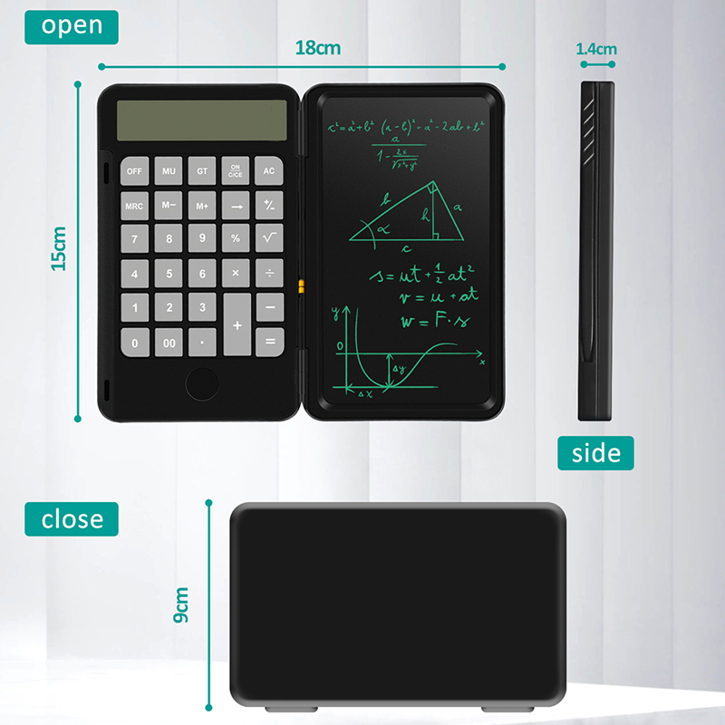 6.5 -zoll-taschenrechner-schreibtablett, tragbares lcd-bild-schreibtablett, zeichentablett, papierlos, wiederaufladbar