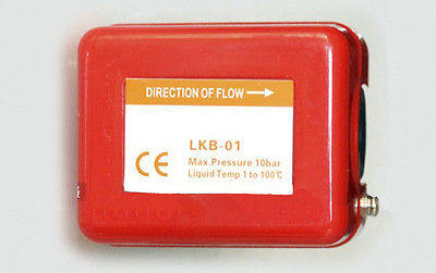 1)1/2 " 220v 3a vand / padle flow switch bspp gevindforbindelse spdt kontakter rød