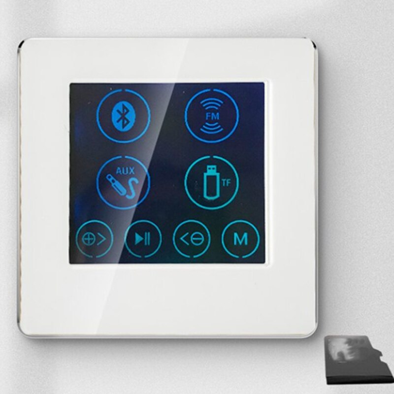 4 Inch Embedded Hotel Family Smart Home Background Music Player Host Controller Amplifier Press Screen H86B