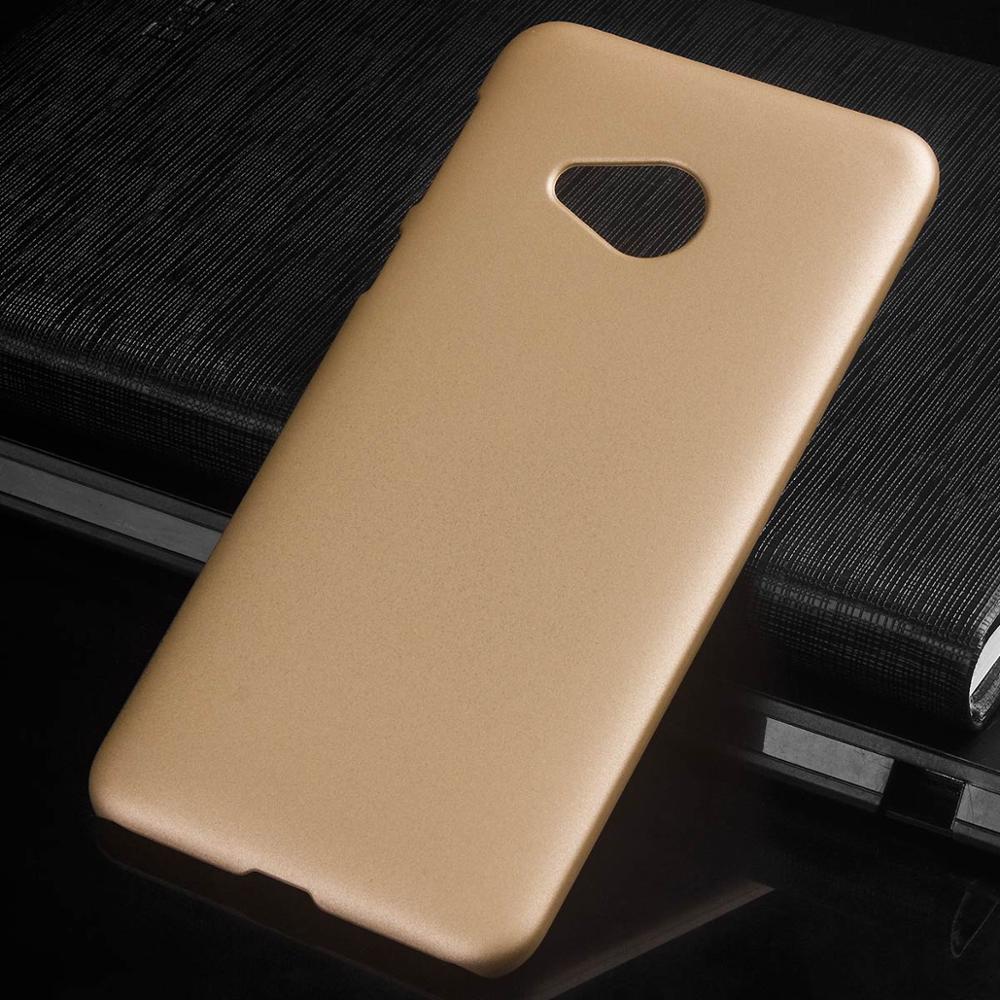 Matte Plastic Coque Cover 5.2For Htc U Play Case For Htc U Play Uplay Phone Back Coque Cover Case: Golden