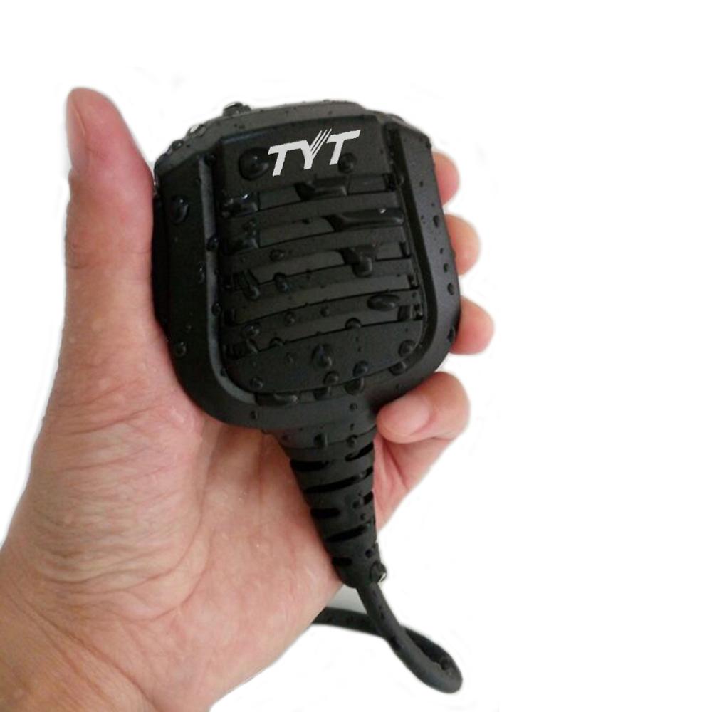 Original TYT MD MD-398 Microphone PTT Shoulder Speaker IP67 Waterproof for RT82 RT87 RT83 VETOMILE V DMR Radios