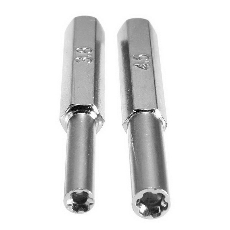 2 PCS Gamebit For Nintendo NES N64 Gameboy P0.05 Screwdriver 3.8mm + 4.5mm Security Screwdriver Tool Bit