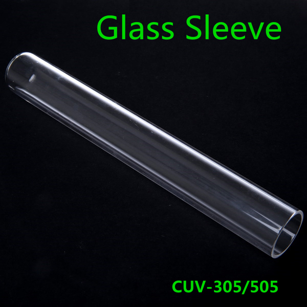 Aquarium UV Submersible Sterilizer, Water Clarifier UVC Germicidal CUV-305, Eradicates green algae 50~400 litres fish tank: CUV305 glass sleeve