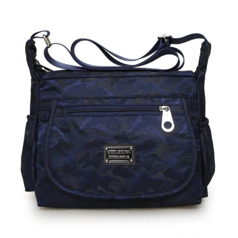 Goede Dames Schoudertas Dames Tassen Dames Mode Nylon Messenger Waterdichte Hoge Capaciteit Tassen: dark blue