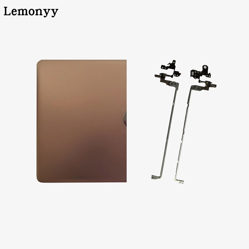Laptop shell for HP 15-DA 15-DB 15-da0012dx 15-da0014dx 15-da0061nr LCD TOP cover/LCD Front bezel/Hinges/Hinges cover: Rose gold and Hinges