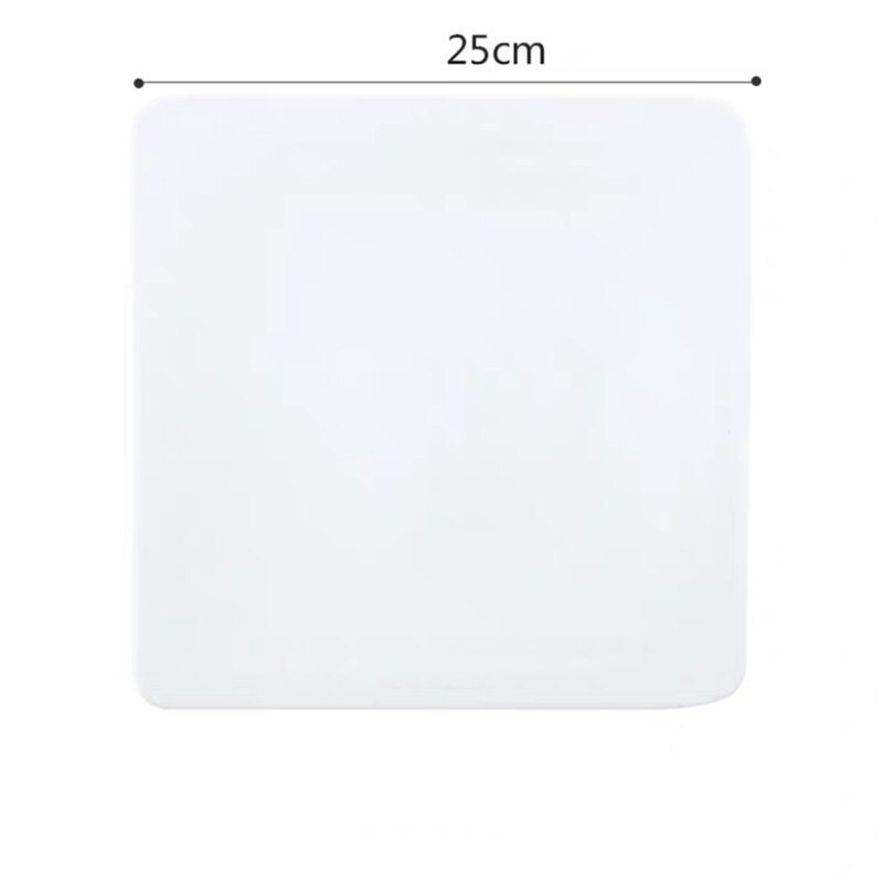Ceramic Japanese Sushi Pizza Plate White Porcelain Cake Bread Tray Kitchen Dessert Plate Baking Tableware: 10 inch square