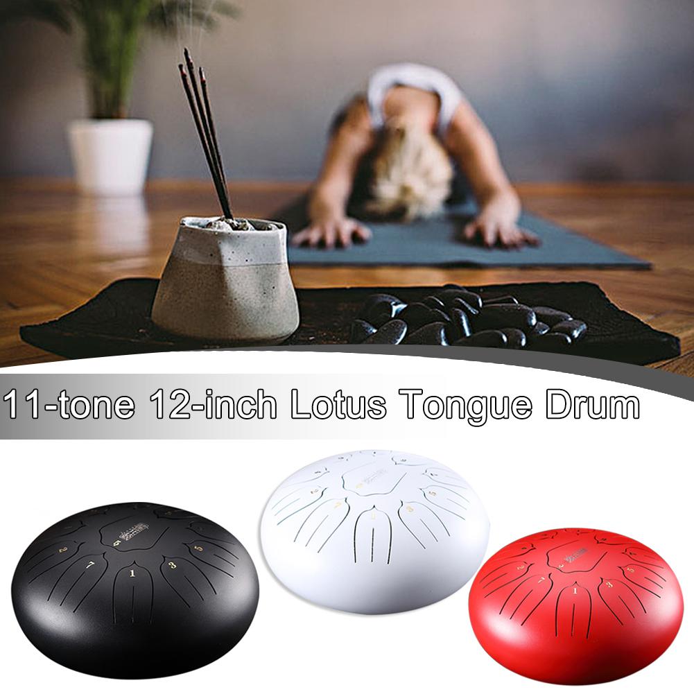 12 zoll Mini Trommel 11 Tone Stahl Zunge Trommel Handpan Instrument Mit Padded Trommel Tasche Und EIN Paar Von Schlägel musical Instruments