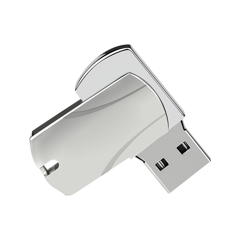 флешка usb 32GB Flash Drive 16GB 8GB Memory Stick Metal Jump Drive Swivel Pendrive Portable 64 128 GB cle usb 2.0 Pen Drives: WHITE / 128 GB